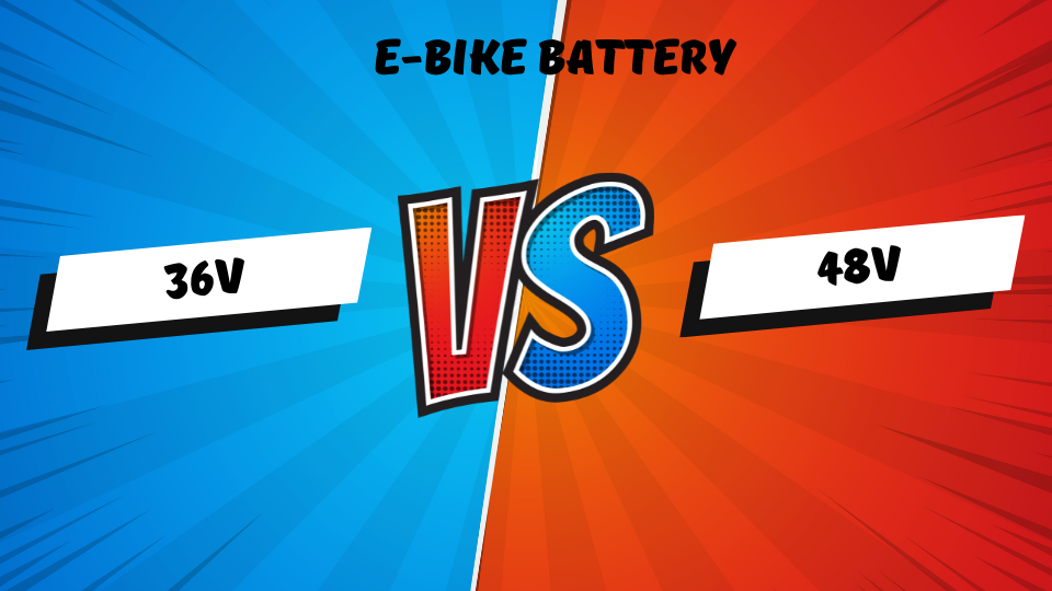 E-bike Battery Showdown: 36V or 48V, What’s Better?