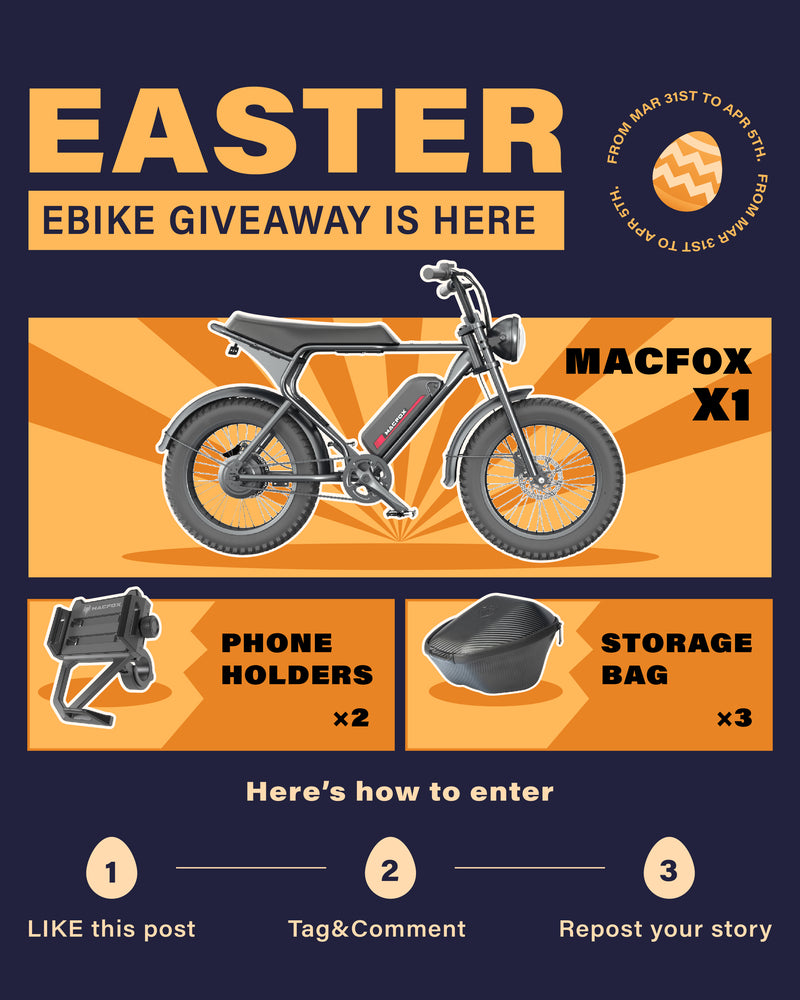 Easter Macfox Electric Bike Deals | Macfox Electric Bike