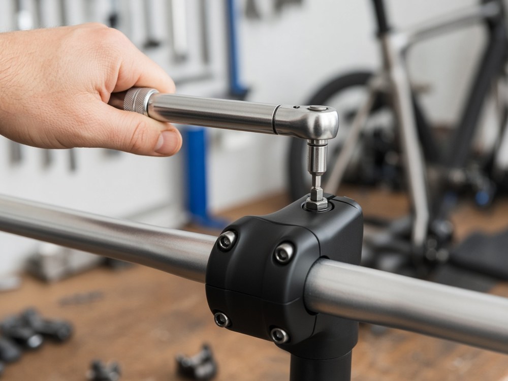 A Torque Wrench Does Not Click on a Small Bike Bolt