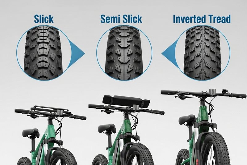 Which tread patterns would be better for paved roads?