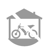 Do Not Store the Entire Bike Indoors