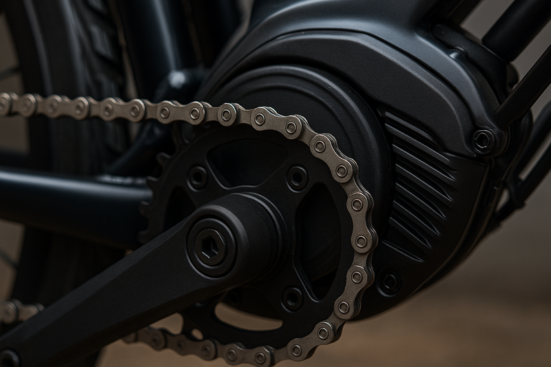 Illustration of Electric Motorcycle Chain Replacement Cost