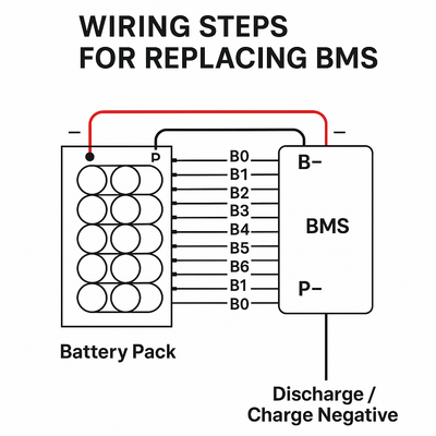 How to Replace the BMS on a 36V Li-ion E-Bike Battery – Step-by-Step