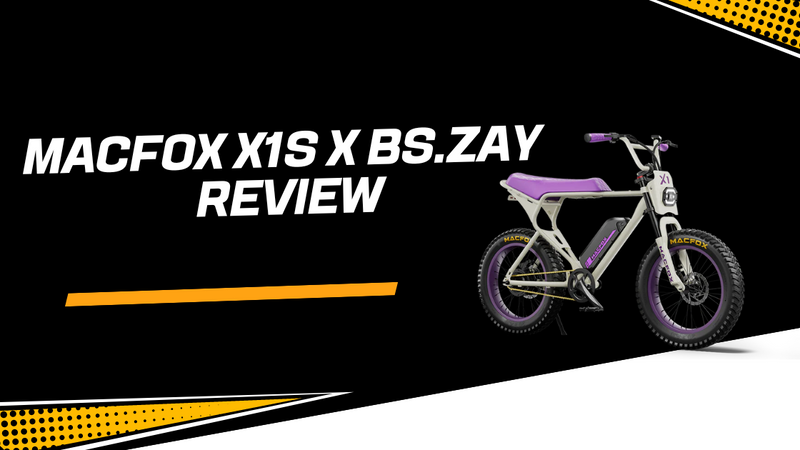 Macfox X1s X Bs.Zay – Review: Fat Moped Style Electric Bike Test