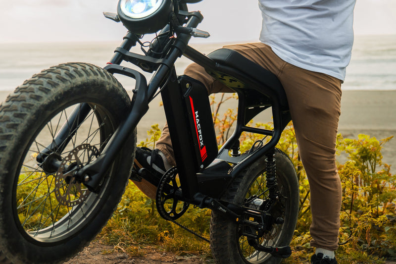electric shock bicycle Wallke Ebike Rear Ditch the coil springs and increase the performance of your R Alternative to cars Blue