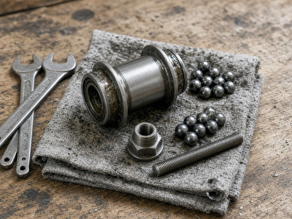 Cup-and-Cone Hub Damage: New Balls, New Cones, or a New Hub?
