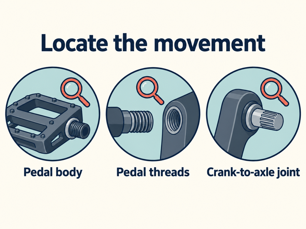 Crank Arm Has Side Play: Locate the Movement Before Riding