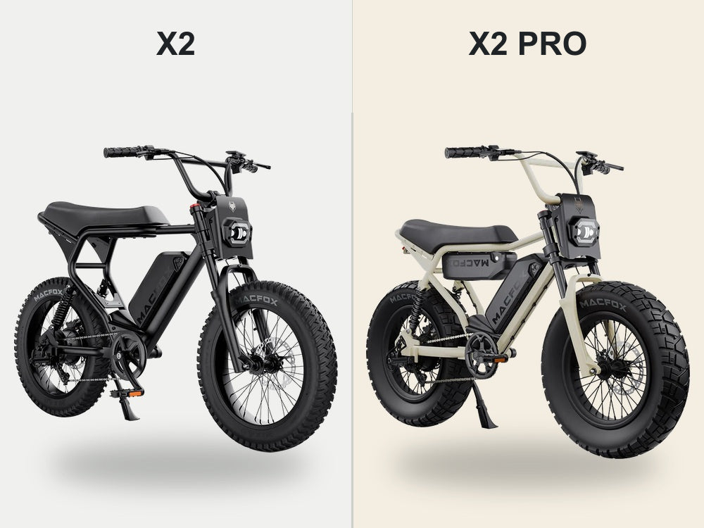 Macfox X2 vs X2 Pro eBike
