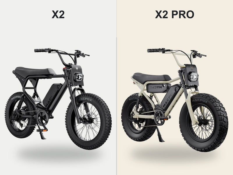 Macfox X2 vs X2 Pro eBike