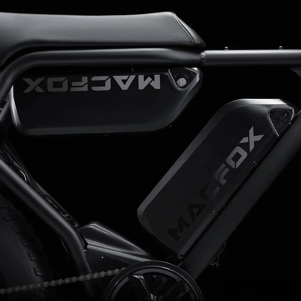 According to laboratory tests conducted by our engineers, with an average rider weight and cruising steadily in second gear on paved roads—the X2 can achieve up to 40 miles of range with a single battery, and up to 80 miles with dual batteries.