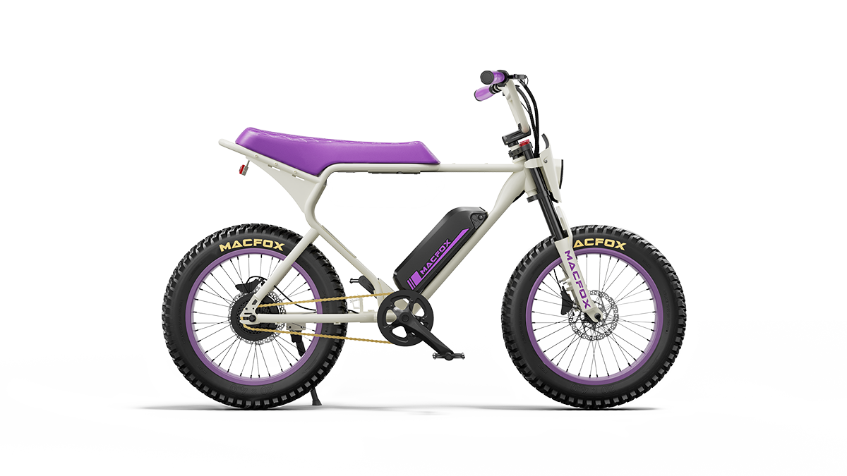 Macfox X1S x Bs.zay - Ultimate Custom Moped Style Electric Bike