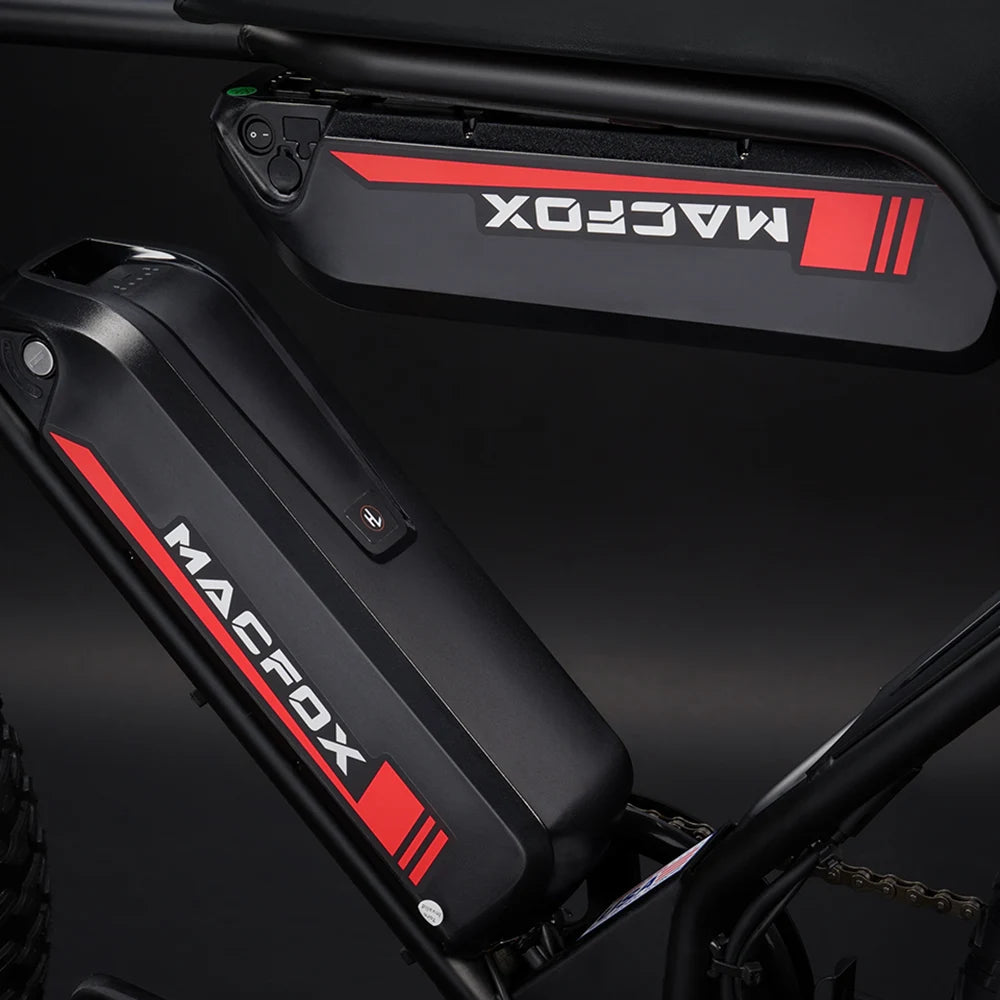 According to laboratory tests conducted by our engineers, with an average rider weight and cruising steadily in second gear on paved roads—the X1S can achieve up to 28 miles of range with a single battery, and up to 56 miles with dual batteries.