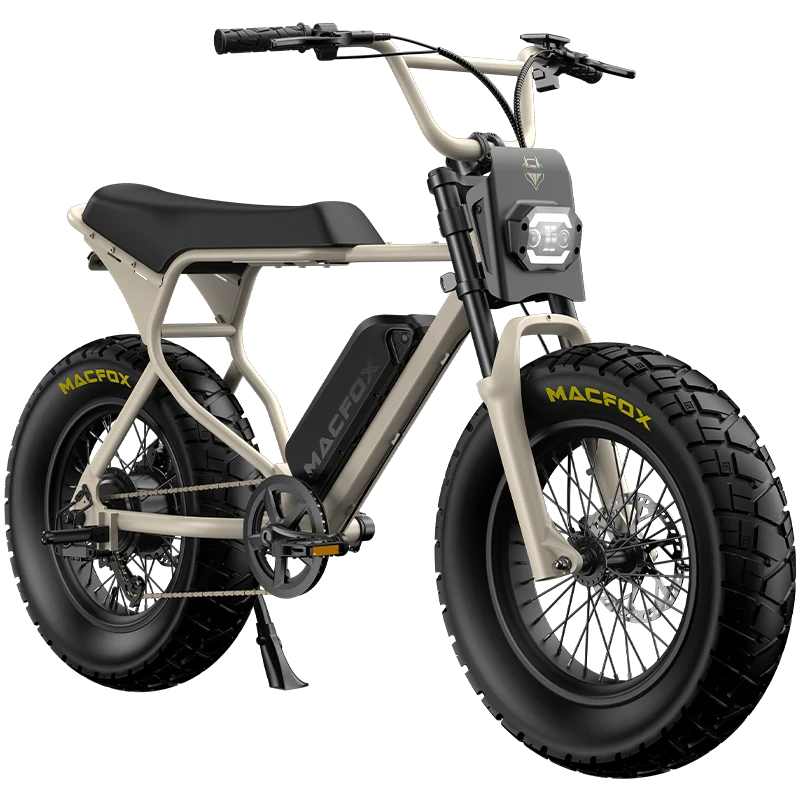 Macfox X7L electric bike desert single battery front - stylish eBike